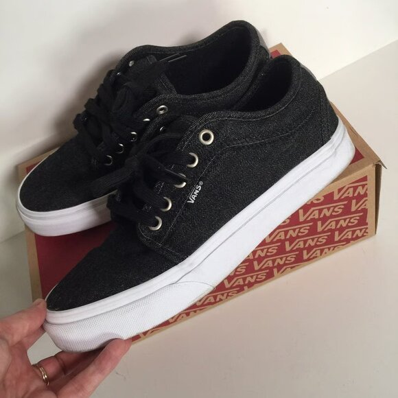 Vans Chukka Low Denim Black Sneakers 6.5 - Picture 4 of 7